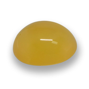 Agate doré naturelle coupe ovale, 4,82 ct, translucide