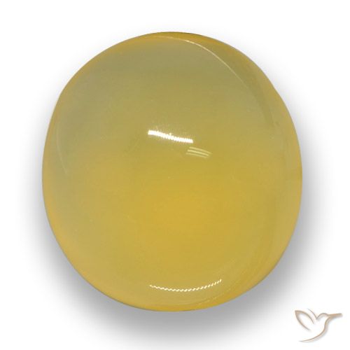 6.30ct Naturel Doré jaunâtre Agate, ovale, Translucide