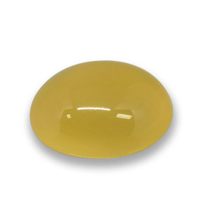 Agate Jaune naturelle Coupe ovale, 3.65 ct, Translucide