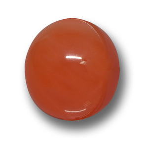 Agate rouge naturelle coupe ovale, 5,61 ct, translucide