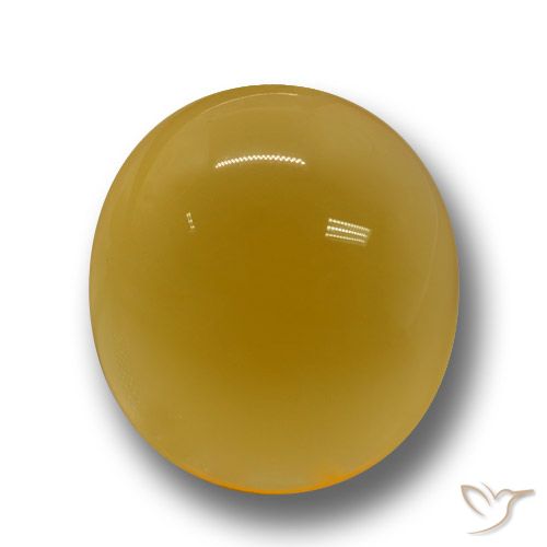 6.08ct Naturel Orange doré Agate, ovale, Translucide