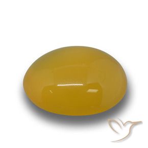 Agate Orange doré naturelle ovale, 6.08 ct, Translucide