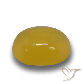 Agate Orange doré naturelle ovale, 6.48 ct, Translucide