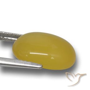 Agate Orange doré naturelle ovale, 5.84 ct, Translucide