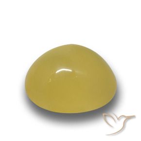 Agate Jaune moyen-léger naturelle ovale, 4.00 ct, Translucide