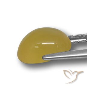 Agate Orange doré naturelle ovale, 4.19 ct, Translucide