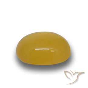 Agate Orange doré naturelle ovale, 5.70 ct, Translucide