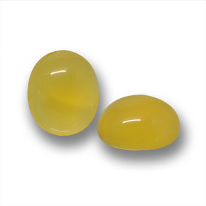 Achetez naturel 11,90ct jaune agate gems, coupe ovale, en provenance inde chez gemselect. en stock, livraison internationale!