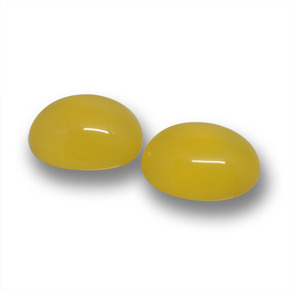 Achetez naturel 11,90ct jaune agate gems, coupe ovale, en provenance inde chez gemselect. en stock, livraison internationale!