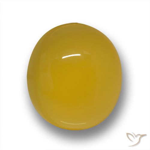 3.62ct Naturel Jaune foncé Agate, ovale, Translucide