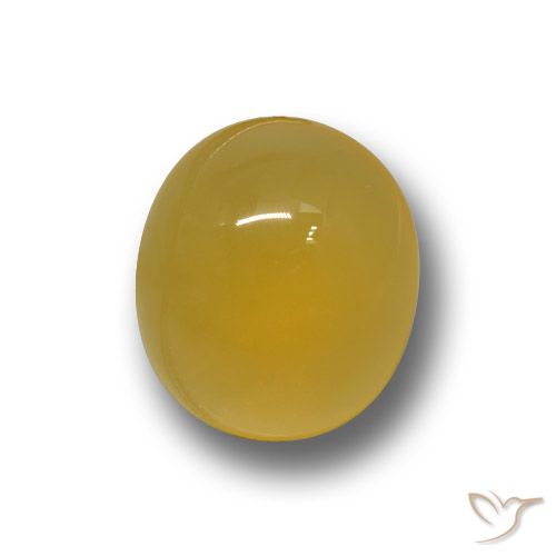 4.96ct Naturel Jaune foncé Agate, ovale, Translucide
