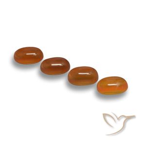 Shop natural 2.41ct Ambre orange Agate gems, ovale, from Inde at GemSelect. In stock, global shipping!