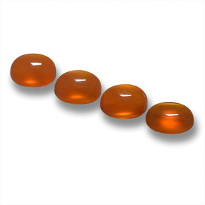 Achetez naturel 1,97ct orange agate gems, coupe ovale, en provenance inde chez gemselect. en stock, livraison internationale!
