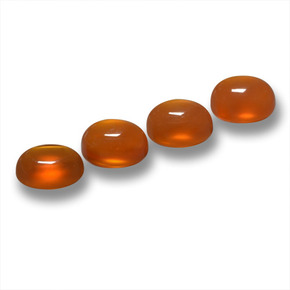Achetez naturel 1,97ct orange agate gems, coupe ovale, en provenance inde chez gemselect. en stock, livraison internationale!