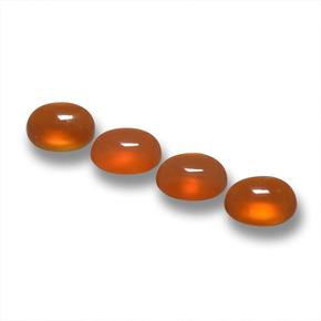 Achetez naturel 1,74ct orange agate gems, coupe ovale, en provenance inde chez gemselect. en stock, livraison internationale!
