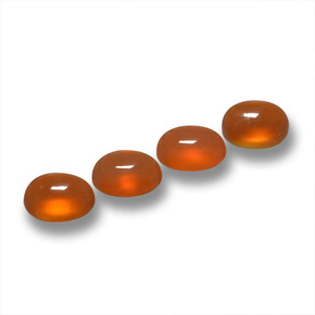 Achetez naturel 1,74ct orange agate gems, coupe ovale, en provenance inde chez gemselect. en stock, livraison internationale!