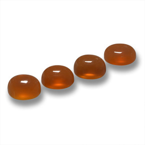 Achetez naturel 2,05ct orange agate gems, coupe ovale, en provenance inde chez gemselect. en stock, livraison internationale!