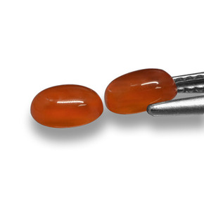 Achetez naturel 1,17ct rouge agate gems, coupe ovale, en provenance inde chez gemselect. en stock, livraison internationale!