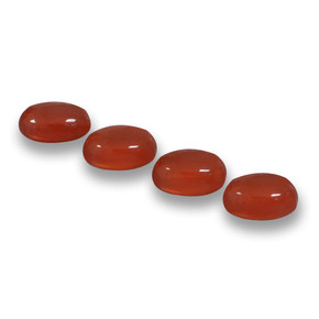Achetez naturel 2.50ct Rouge-orange Agate gems, Coupe ovale, En provenance Inde chez GemSelect. En stock, livraison internationale!