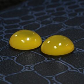 Achetez naturel 8.19ct Jaune foncé Agate gems, Coupe ovale, En provenance Inde chez GemSelect. En stock, livraison internationale!