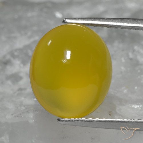 4.62ct Naturel Jaune miel Agate, ovale, Translucide