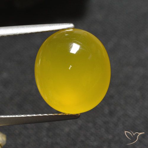 5.93ct Naturel Doré jaunâtre Agate, ovale, Translucide