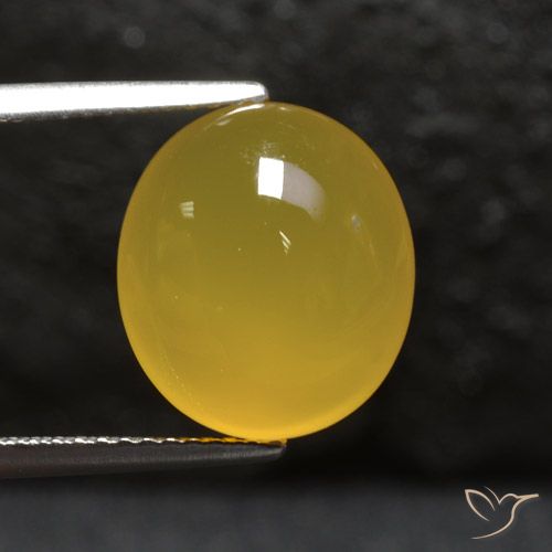 5.56ct Naturel Jaune miel Agate, ovale, Translucide