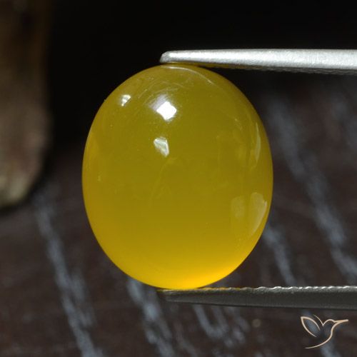 5.94ct Naturel Jaune miel Agate, ovale, Translucide