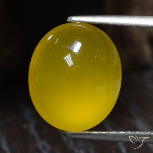 4.97ct Naturel Jaune miel Agate, ovale, Translucide