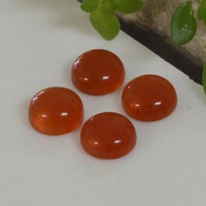Achetez naturel 1.88ct Ambre orange Agate gems, Coupe roude, En provenance Inde chez GemSelect. En stock, livraison internationale!