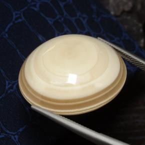 Agate multicolore naturelle coupe roude, 78,01 ct, opaque