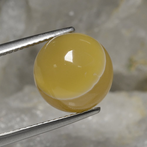 Agate multicolore naturelle sphère / boule, 10,83 ct, translucide