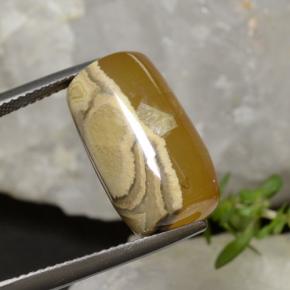 Agate multicolore naturelle forme fantaisie, 18,27 ct, translucide
