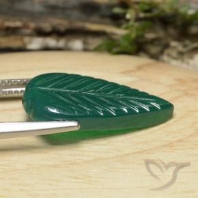 Agate Forêt verte naturelle Fantaisie, 5.73 ct, Translucide