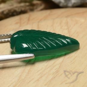 Agate Vert moyen naturelle Fantaisie, 5.23 ct, Translucide