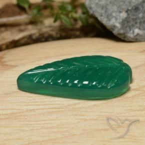 Agate Vert moyen naturelle Fantaisie, 5.43 ct, Translucide