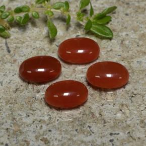 Achetez naturel 2,69ct rouge agate gems, coupe ovale, en provenance inde chez gemselect. en stock, livraison internationale!