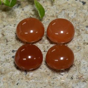 Achetez naturel 1.82ct Orange rougeâtre Agate gems, Coupe roude, En provenance Inde chez GemSelect. En stock, livraison internationale!