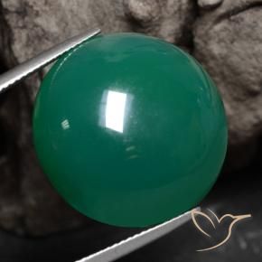 Agate Vert moyen naturelle Tour, 29.91 ct, Translucide