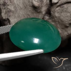 Agate Vert moyen naturelle Tour, 29.91 ct, Translucide