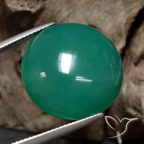Agate Vert moyen naturelle Tour, 23.89 ct, Translucide