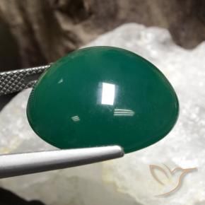 Agate Vert pin naturelle Tour, 25.49 ct, Translucide