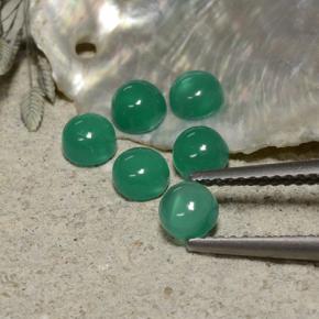 Achetez naturel 2,01ct vert agate gems, coupe roude, en provenance inde chez gemselect. en stock, livraison internationale!