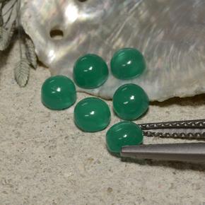 Achetez naturel 2,01ct vert agate gems, coupe roude, en provenance inde chez gemselect. en stock, livraison internationale!
