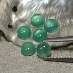 Achetez naturel 1,81ct vert agate gems, coupe roude, en provenance inde chez gemselect. en stock, livraison internationale!