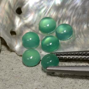 Achetez naturel 1,81ct vert agate gems, coupe roude, en provenance inde chez gemselect. en stock, livraison internationale!