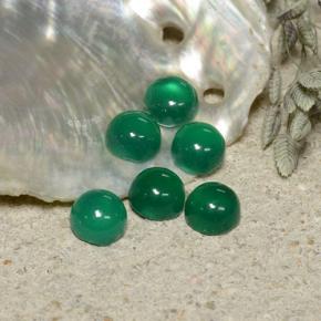 Achetez naturel 1,91ct vert agate gems, coupe roude, en provenance inde chez gemselect. en stock, livraison internationale!