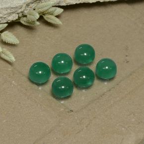 Achetez naturel 2,16ct vert agate gems, coupe roude, en provenance inde chez gemselect. en stock, livraison internationale!