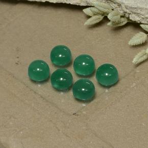 Achetez naturel 2,16ct vert agate gems, coupe roude, en provenance inde chez gemselect. en stock, livraison internationale!