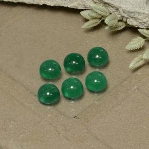 Achetez naturel 1,80ct vert agate gems, coupe roude, en provenance inde chez gemselect. en stock, livraison internationale!